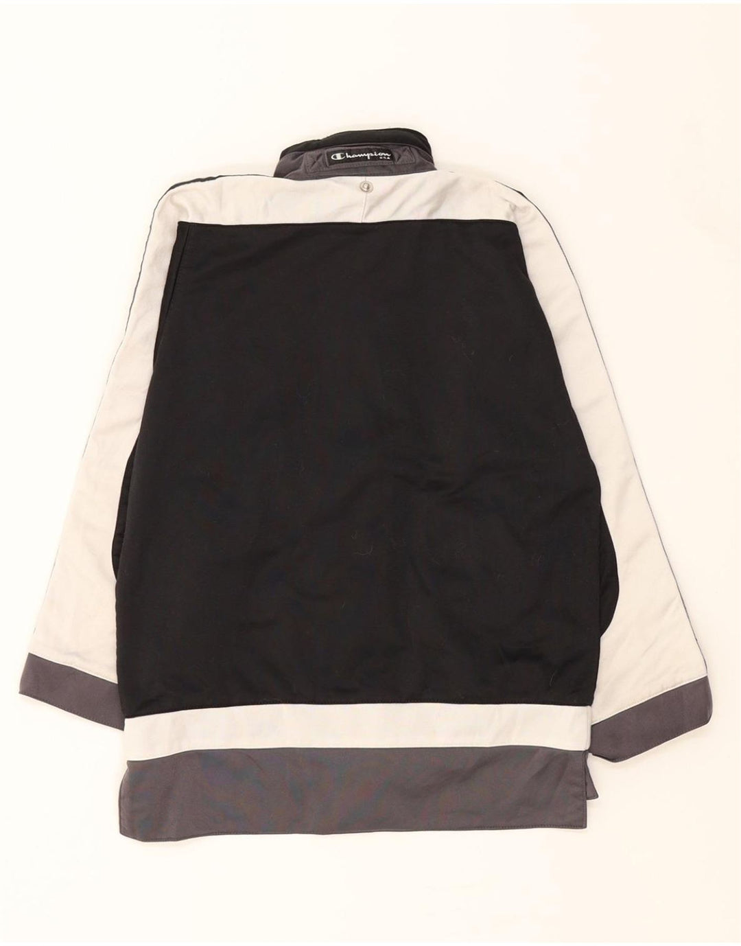 CHAMPION Boys USA Tracksuit Top Jacket 9-10 Years Black Colourblock Vintage Champion and Second-Hand Champion from Messina Hembry 