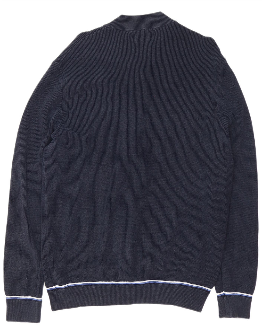Blue Harbour Mens Cardigan Sweater XL Navy Cotton