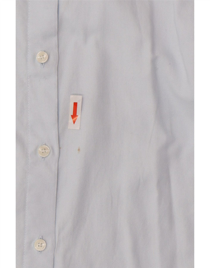 Tommy Hilfiger Womens Regular Fit Shirt UK 12 Medium Blue Cotton Classic
