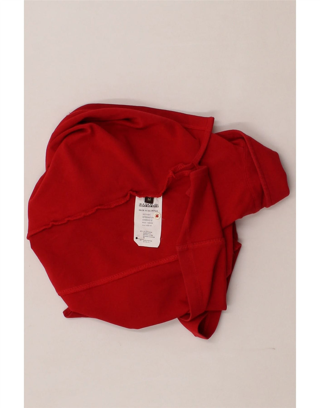 NAPAPIJRI Womens Polo Shirt UK 14 Medium Red Cotton Vintage Napapijri and Second-Hand Napapijri from Messina Hembry 