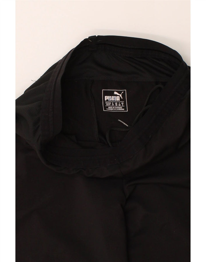 PUMA Womens Tracksuit Trousers UK 8 Small Black Polyester Vintage Puma and Second-Hand Puma from Messina Hembry 