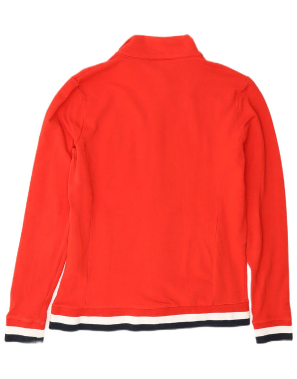 Fila Mens Tracksuit Top Jacket Medium Red Colourblock Cotton