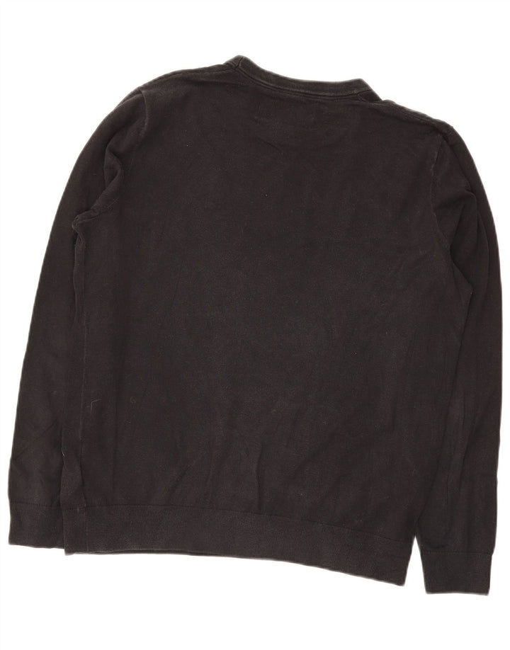 Calvin Klein Jeans Mens Sweatshirt Jumper Large Black Cotton