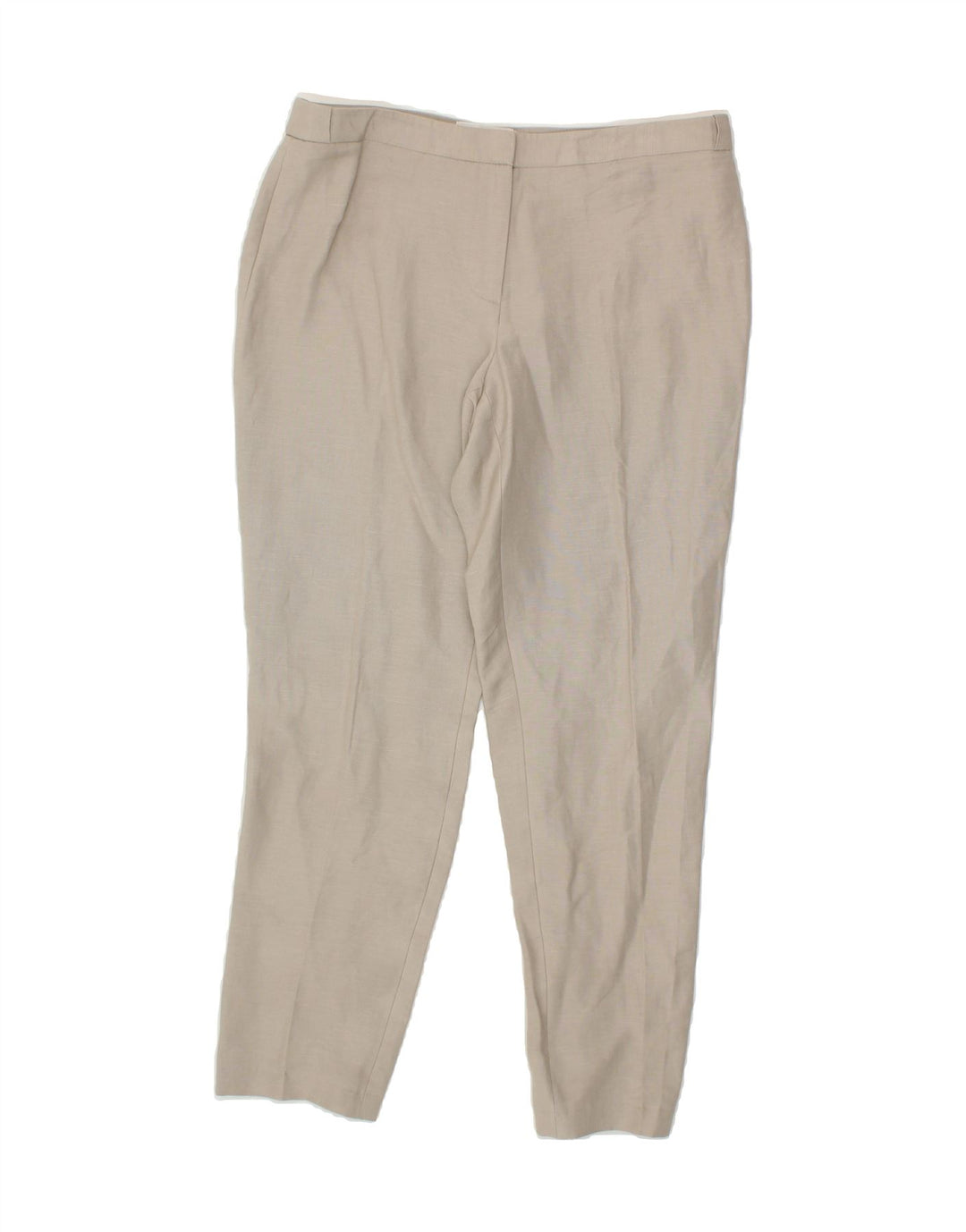 CALVIN KLEIN Womens Slim Chino Trousers US 6 Medium W32 L26 White Rayon Vintage Calvin Klein and Second-Hand Calvin Klein from Messina Hembry 