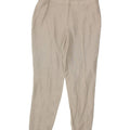 CALVIN KLEIN Womens Slim Chino Trousers US 6 Medium W32 L26 White Rayon Vintage Calvin Klein and Second-Hand Calvin Klein from Messina Hembry 