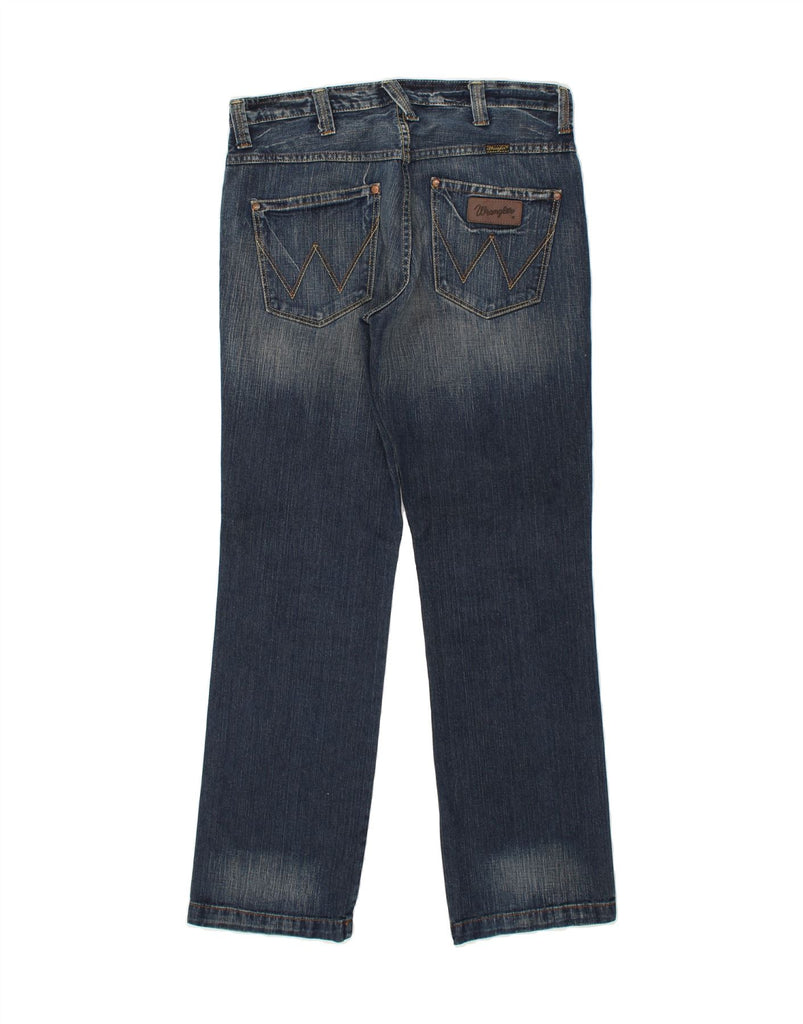 WRANGLER Mens Straight Jeans W34 L34 Blue Cotton | Vintage Wrangler | Thrift | Second-Hand Wrangler | Used Clothing | Messina Hembry 