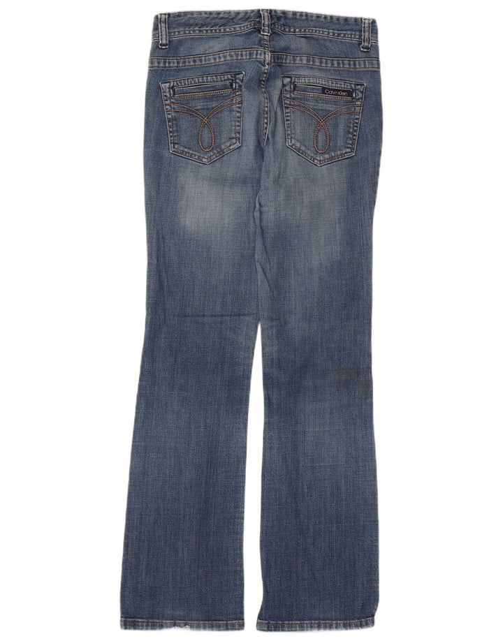 CALVIN KLEIN Womens Bootcut Jeans US 6 Small W32 L30 Blue Cotton