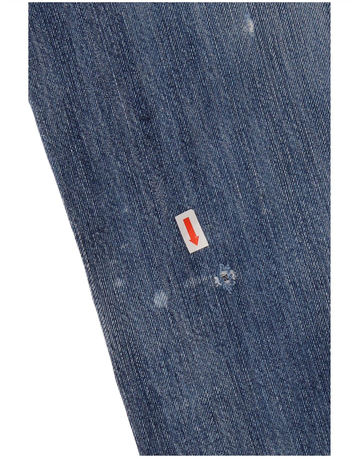Carrera Mens 710 Regular Straight Jeans W34 L28 Blue Cotton