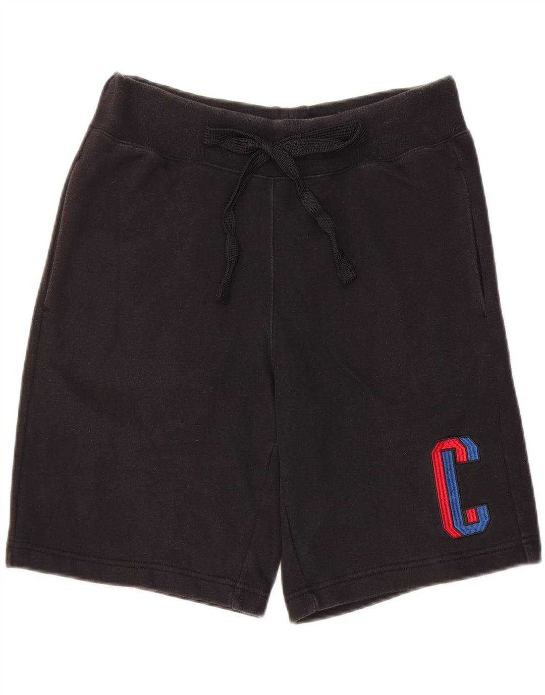 Champion Mens Graphic Sport Shorts Small  Black Cotton