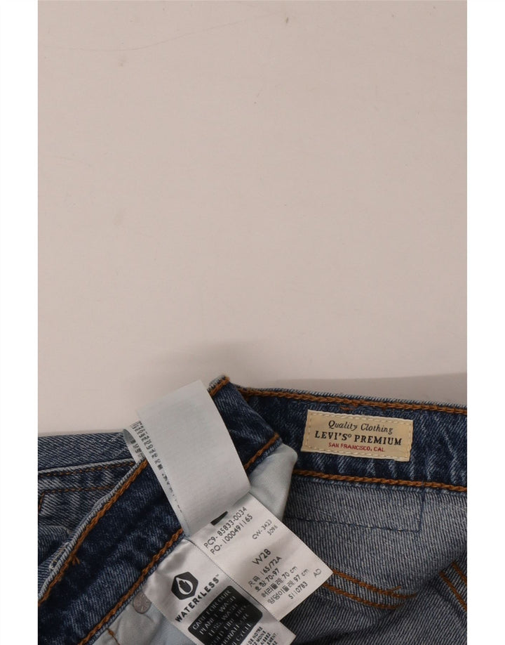 Levi's Womens 501 Denim Shorts W28 Medium Blue Cotton