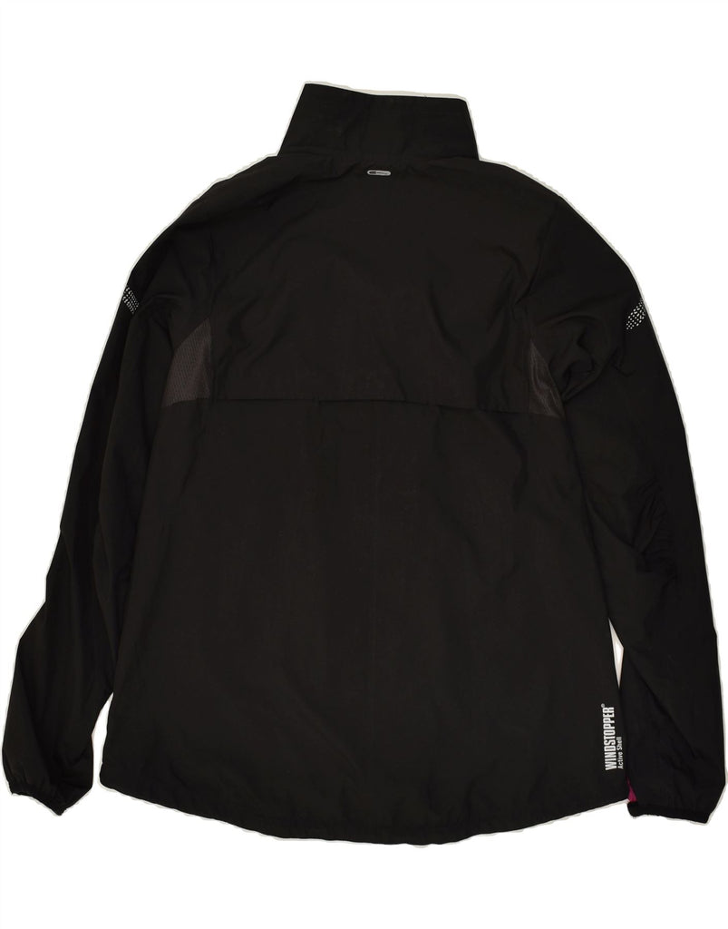 PUMA Womens Rain Jacket UK 12 Medium Black Vintage Puma and Second-Hand Puma from Messina Hembry 