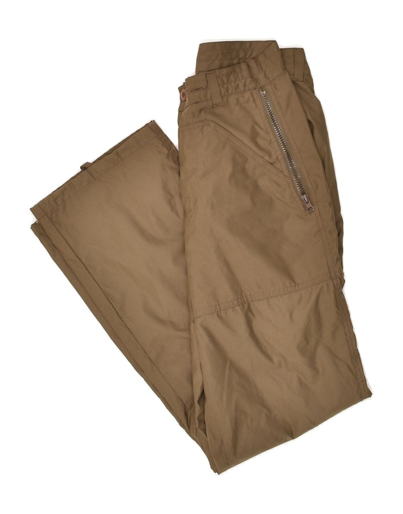 FREEMAN T. PORTER Mens Straight Cargo Trousers W29 L32 Brown Polyester | Vintage Freeman T. Porter | Thrift | Second-Hand Freeman T. Porter | Used Clothing | Messina Hembry 