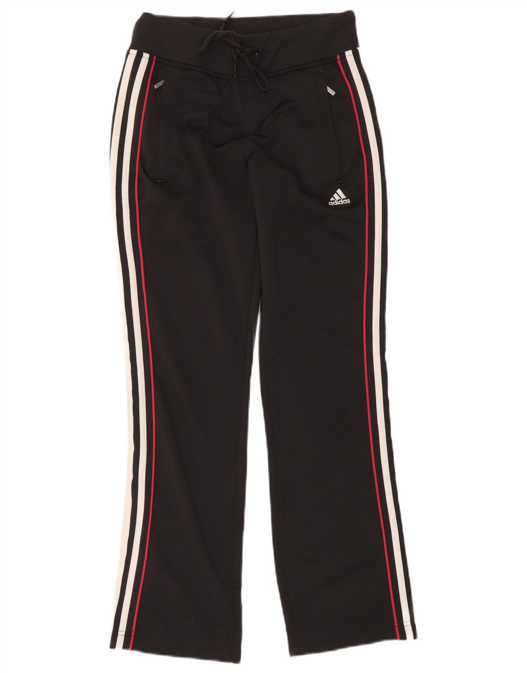 Adidas Womens Tracksuit Trousers UK 10 Small Black Polyester