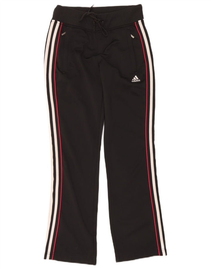 Adidas Womens Tracksuit Trousers UK 10 Small Black Polyester