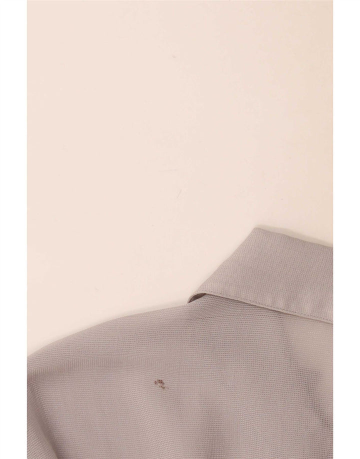 Sisley Womens Shirt UK 14 Medium Grey