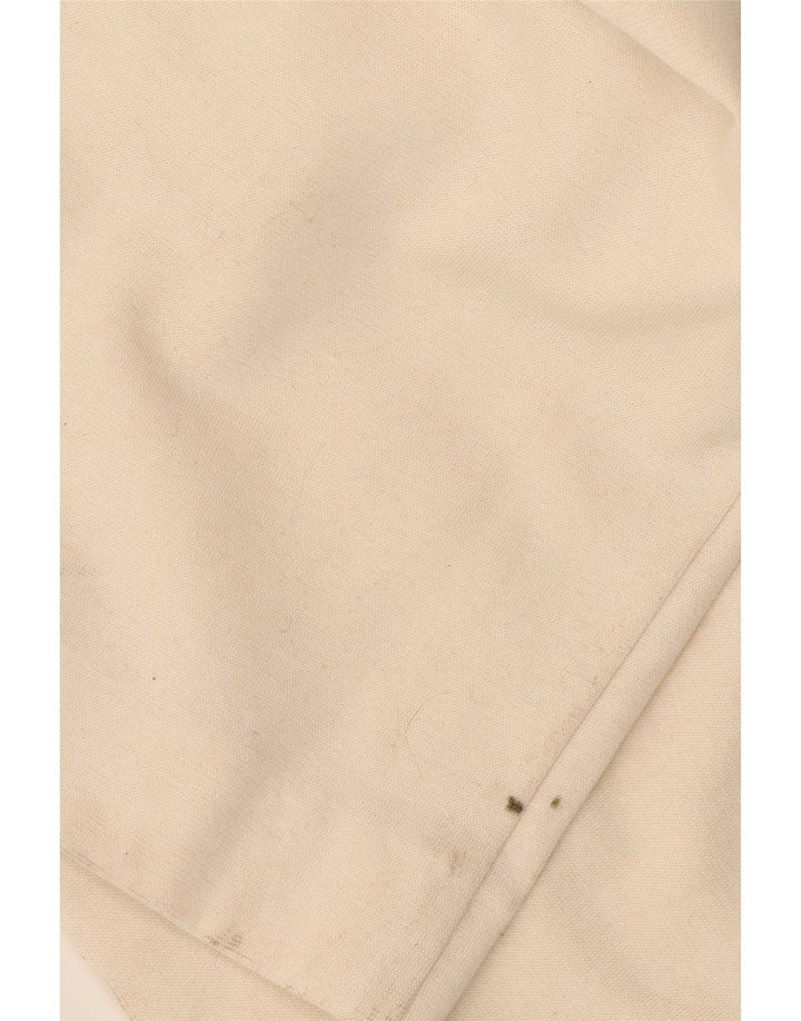 Zara Womens Jumpsuit UK 12 Medium Beige Cotton