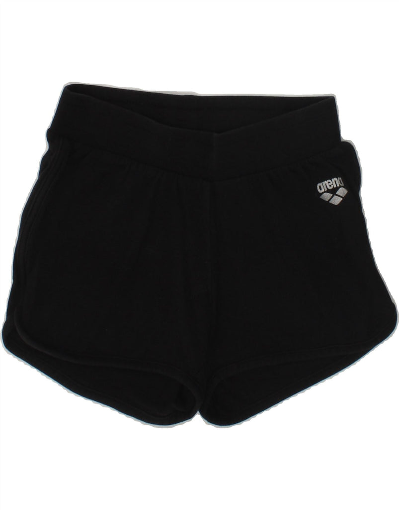 ARENA Girls Sport Shorts 5-6 Years Black Cotton | Vintage Arena | Thrift | Second-Hand Arena | Used Clothing | Messina Hembry 