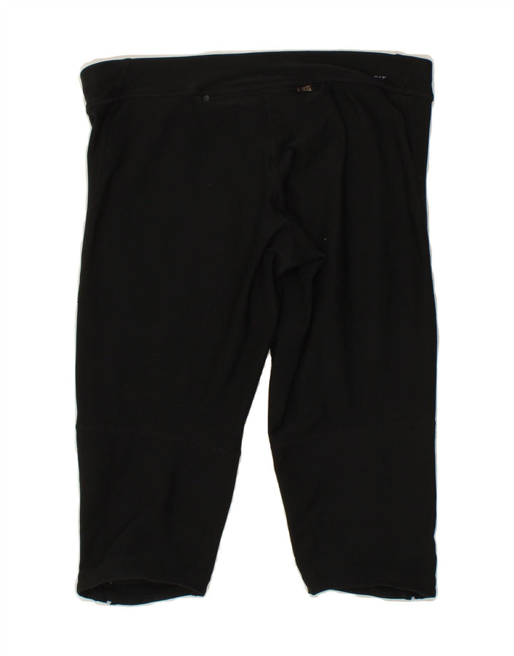 NIKE Womens Dri Fit Bermuda Sport Shorts UK 12 Medium  Black Polyester Vintage Nike and Second-Hand Nike from Messina Hembry 