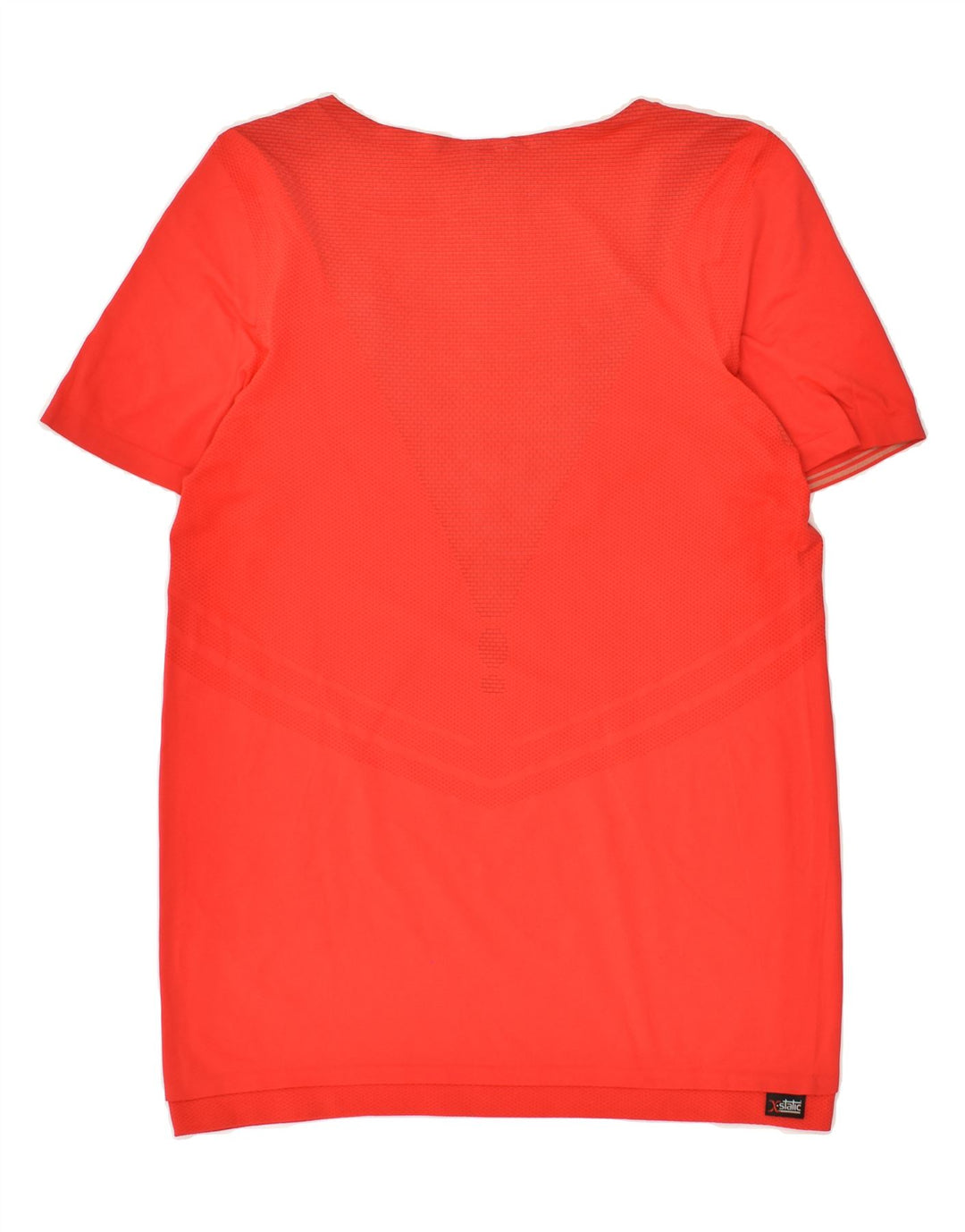 REEBOK Womens T-Shirt Top UK 14 Medium Red Polyamide | Vintage Reebok | Thrift | Second-Hand Reebok | Used Clothing | Messina Hembry 
