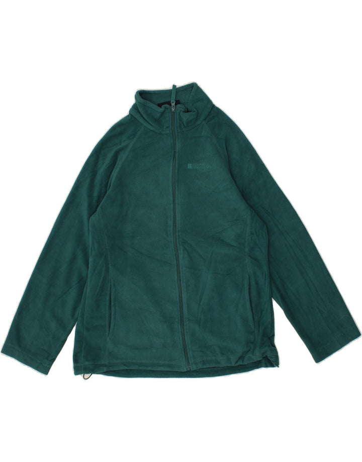 MOUNTAIN WAREHOUSE Womens Fleece Jacket UK 10 Small Green Polyester Vintage Mountain Warehouse and Second-Hand Mountain Warehouse from Messina Hembry 