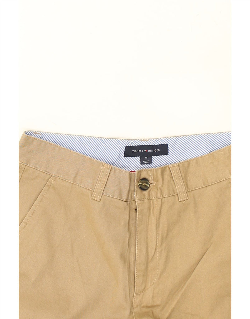 TOMMY HILFIGER Womens Straight Chino Trousers US 18 2XL W30 L28 Beige | Vintage Tommy Hilfiger | Thrift | Second-Hand Tommy Hilfiger | Used Clothing | Messina Hembry 