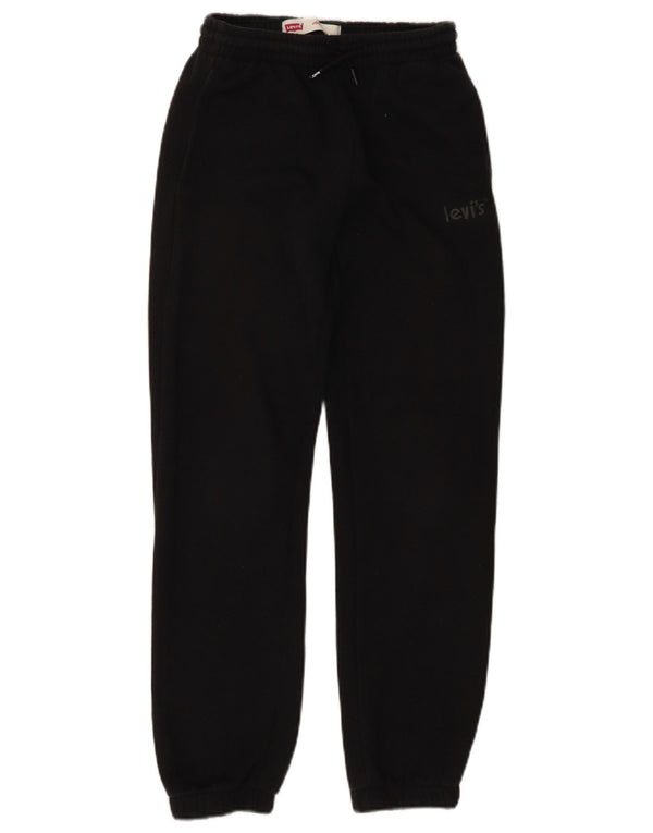 Levi's Girls Tracksuit Trousers Joggers 11-12 Years  Black Cotton