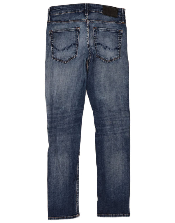 Jack & Jones Mens GLENN Slim Jeans W28 L30 Blue Cotton