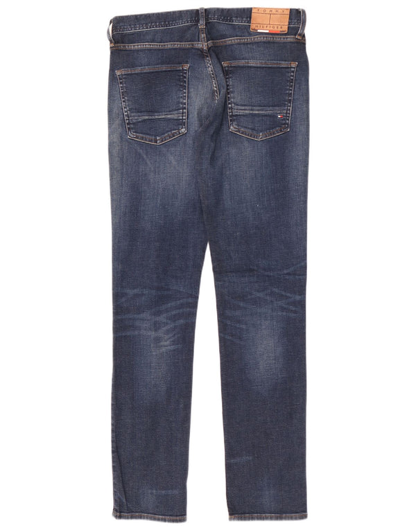 Tommy Hilfiger Mens Denton Straight Jeans W32 L34 Blue Cotton