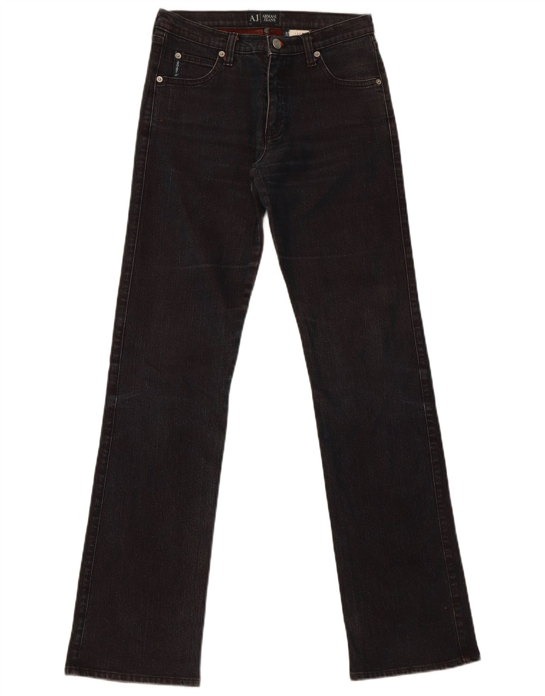 Armani Womens Slim Jeans W27 L32 Black Cotton
