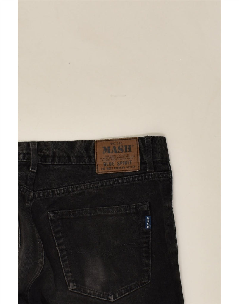 MASH Mens Straight Jeans W34 L33  Black Cotton | Vintage Mash | Thrift | Second-Hand Mash | Used Clothing | Messina Hembry 