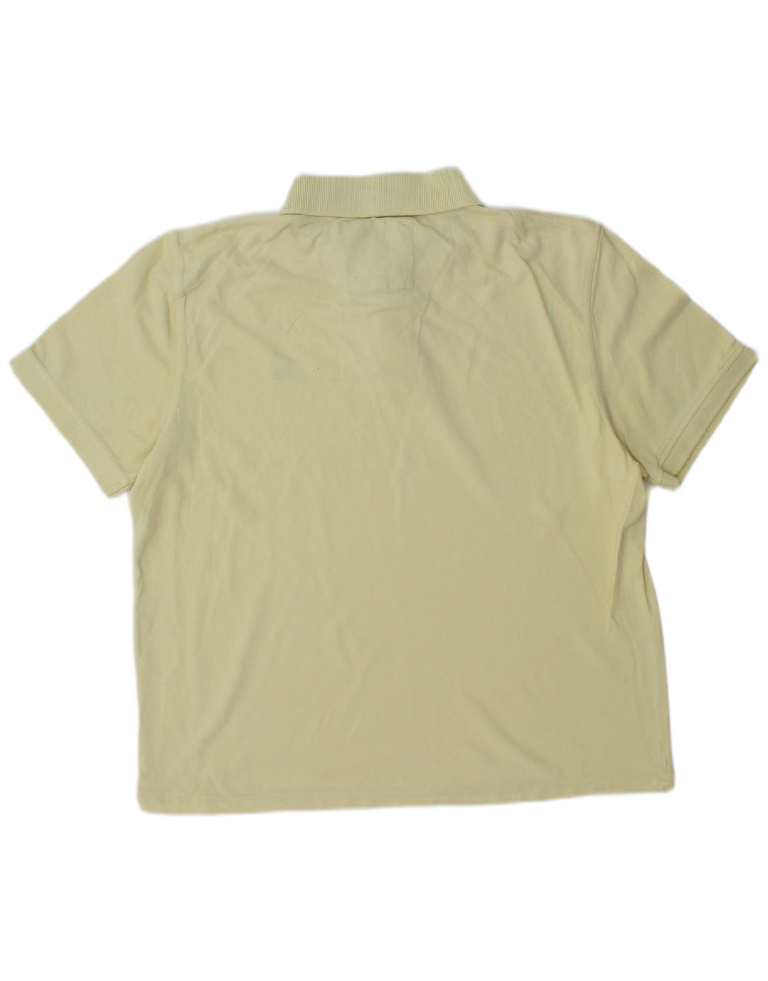 CREW CLOTHING Mens Polo Shirt Medium Yellow