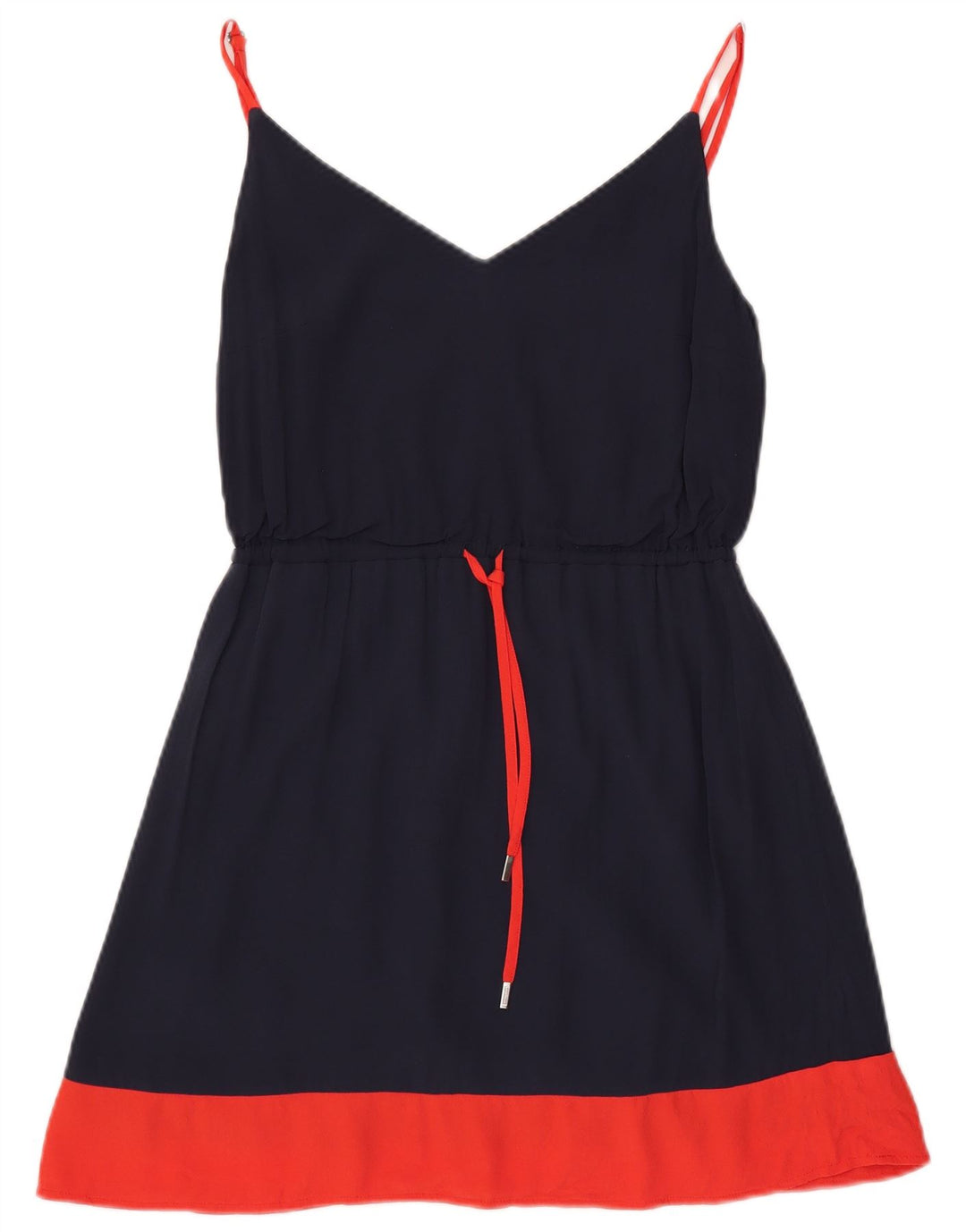 Tommy Hilfiger Womens Slip Dress UK 10 Small Navy Blue Polyester