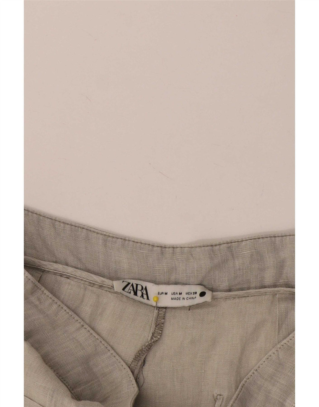 Zara Womens Wide Leg Casual Trousers Medium W28 L32 Grey