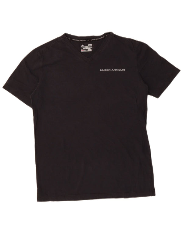 UNDER ARMOUR Mens Heat Gear T-Shirt Top Small Black