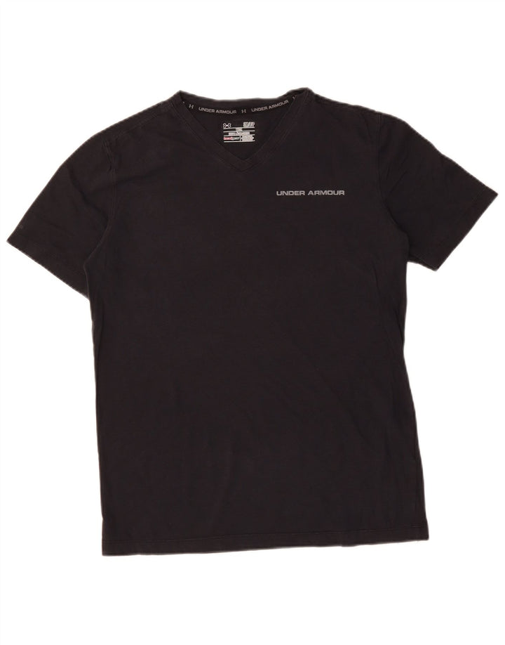 UNDER ARMOUR Mens Heat Gear T-Shirt Top Small Black