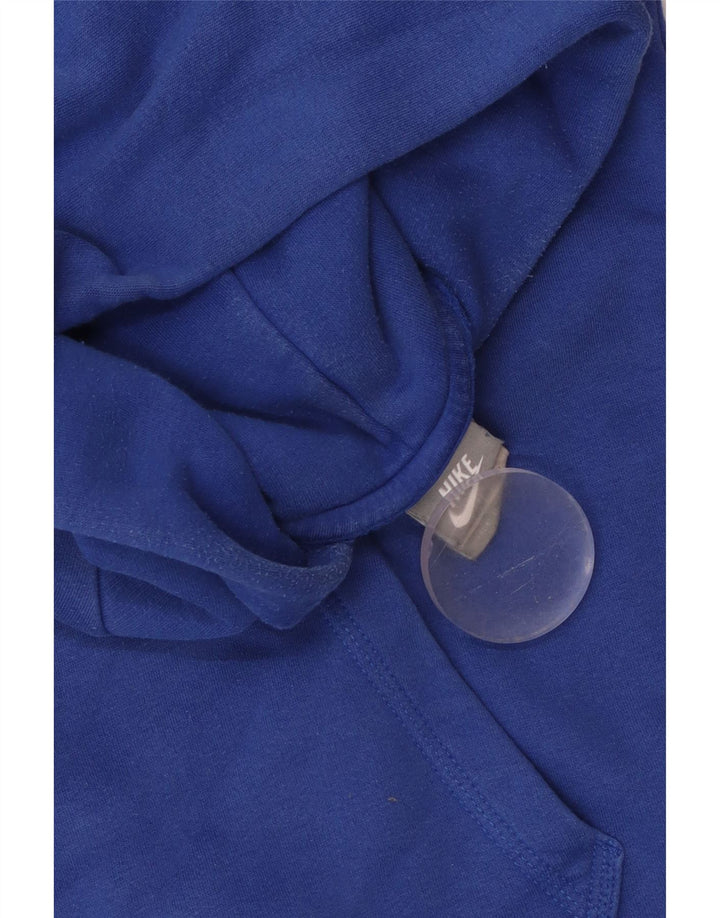 NIKE Mens Air Graphic Hoodie Jumper Medium Blue Cotton