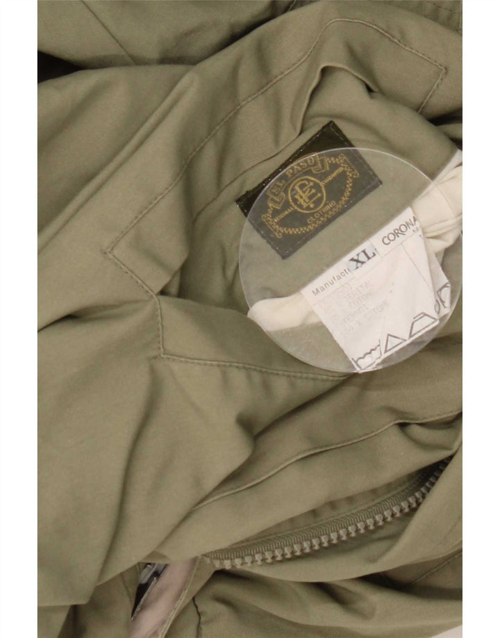 El Paso Mens Bomber Jacket UK 42 XL Khaki Terital