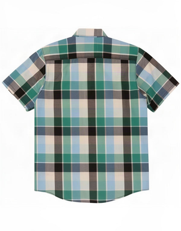 Vans Mens Short Sleeve Shirt Medium Multicoloured Check Cotton