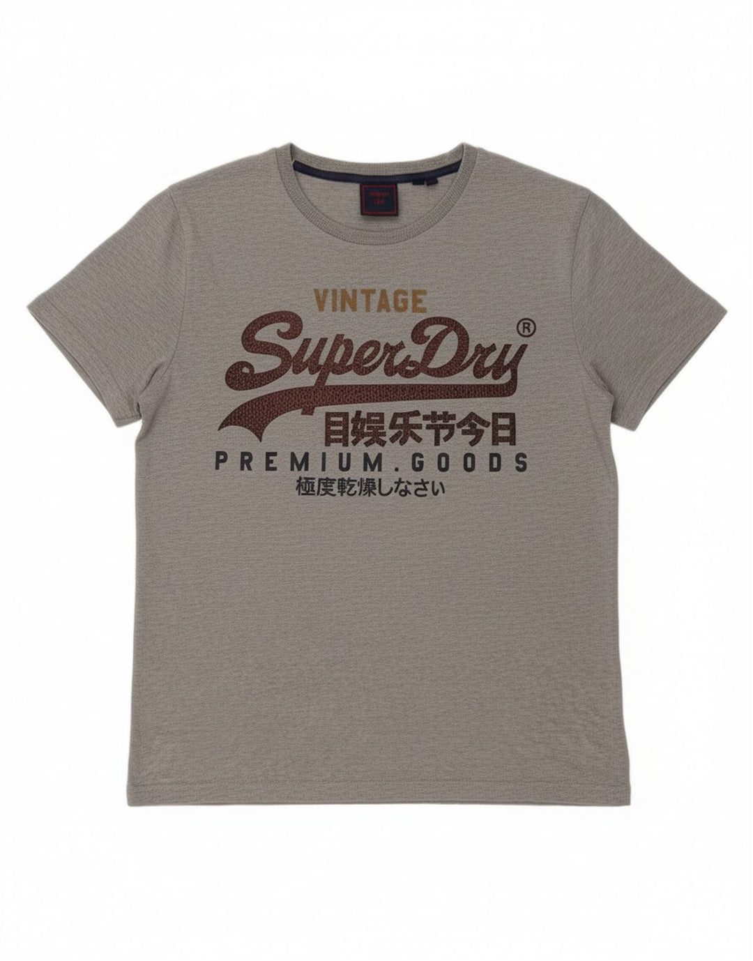 Superdry Womens Graphic T-Shirt Top UK 18 XL Grey Cotton