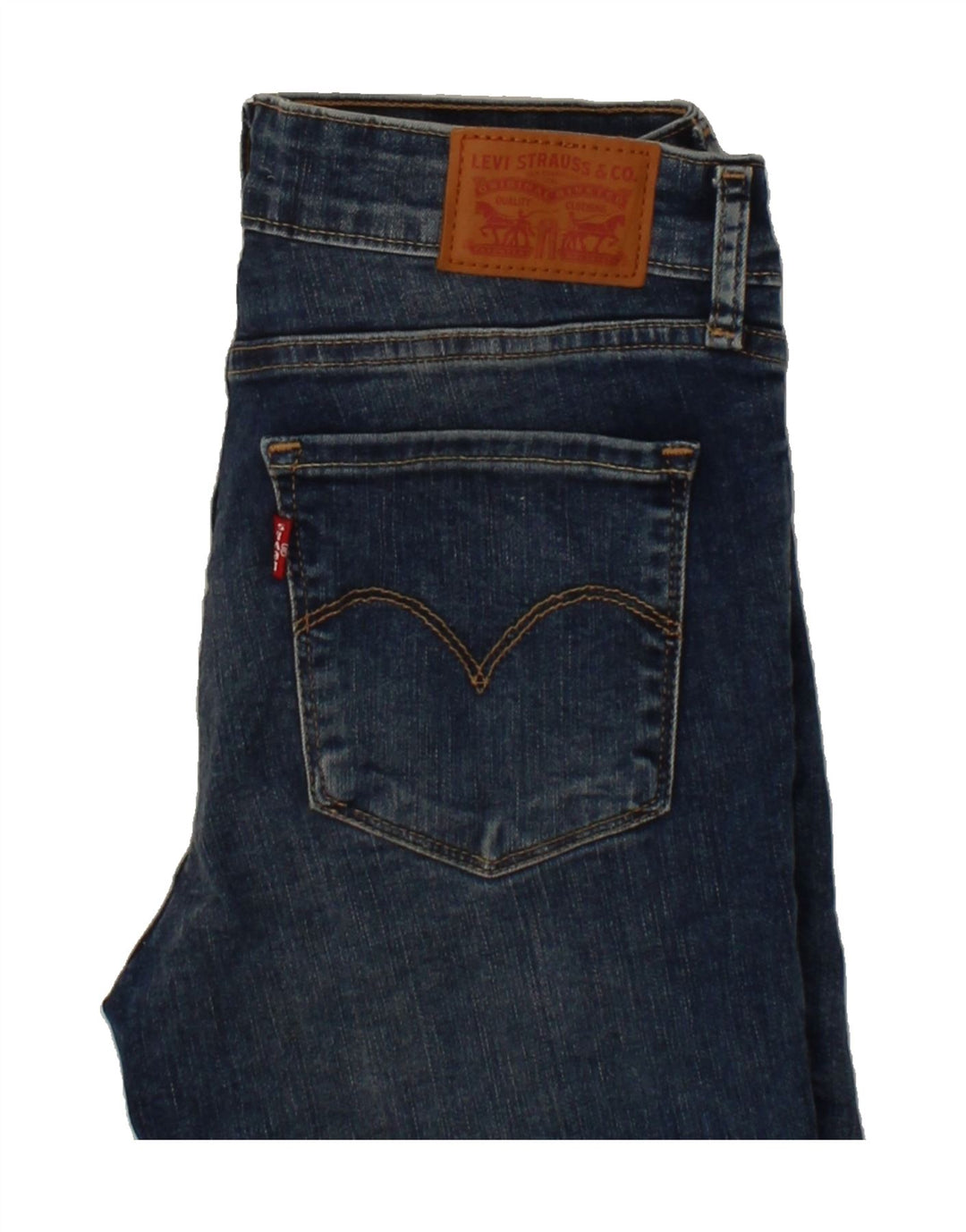 LEVI'S Womens 711 Skinny Jeans W28 L30  Blue Vintage Levi's and Second-Hand Levi's from Messina Hembry 