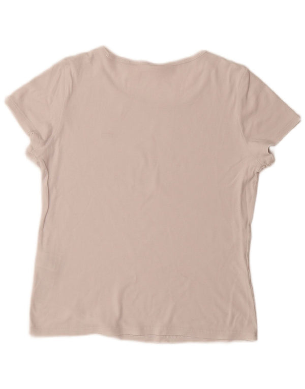 Levi's Womens T-Shirt Top UK 14 Large White Cotton