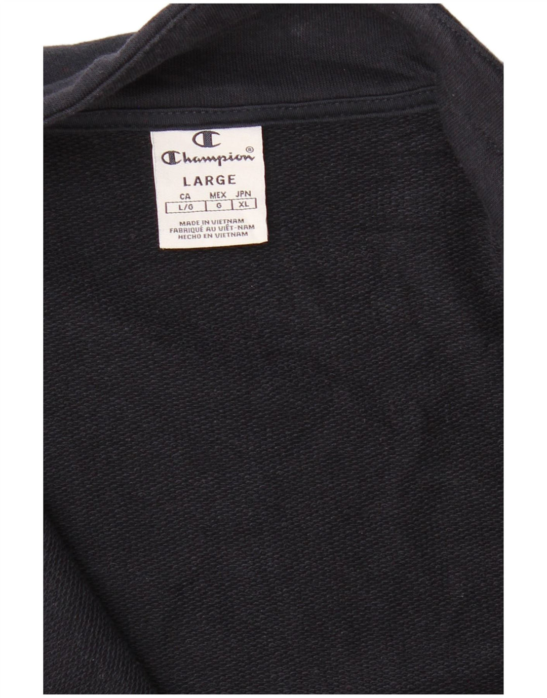 CHAMPION Womens Tracksuit Top Jacket UK 16 Large Navy Blue