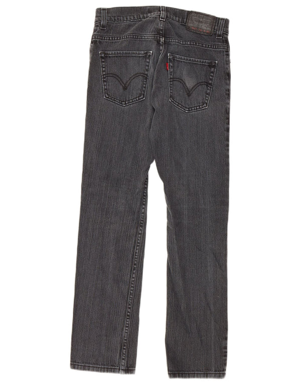 Levi's Boys 511 Skinny Jeans 11-12 Years W26 L26 Black Cotton