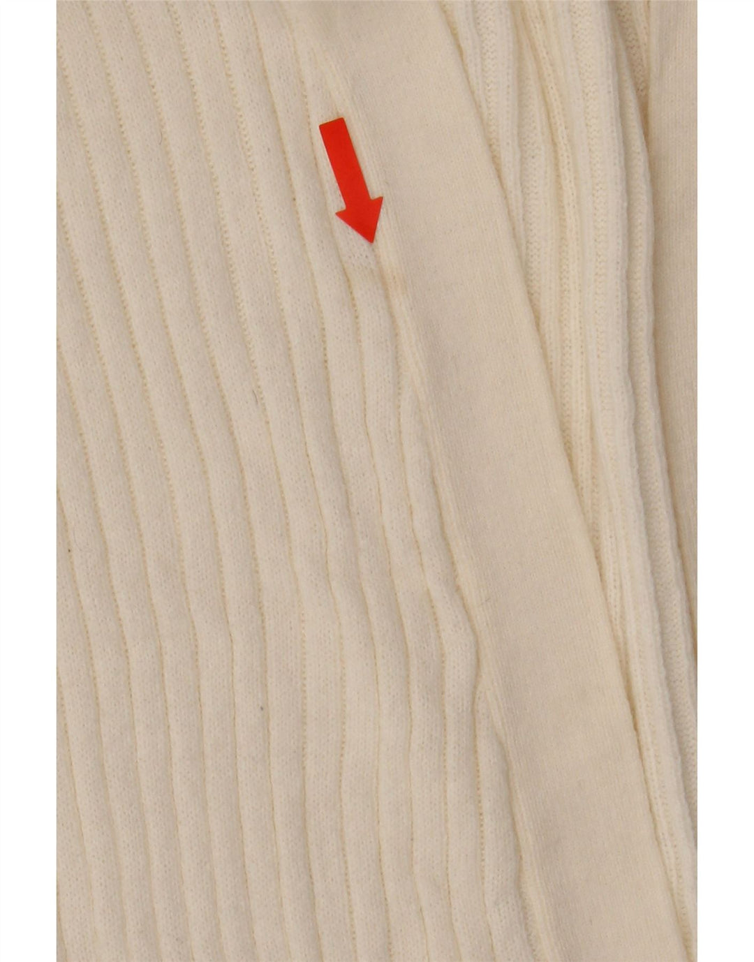 MARKS & SPENCER Womens Cardigan Sweater UK 16 Large Off White Colourblock Vintage Marks & Spencer and Second-Hand Marks & Spencer from Messina Hembry 