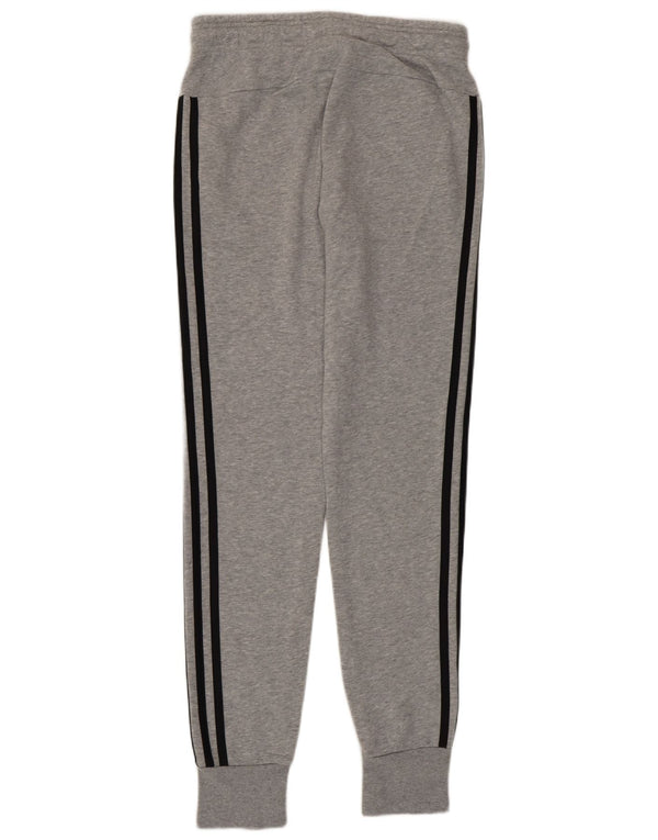 Adidas Womens Tracksuit Trousers Joggers UK 8/10 Small Grey Cotton