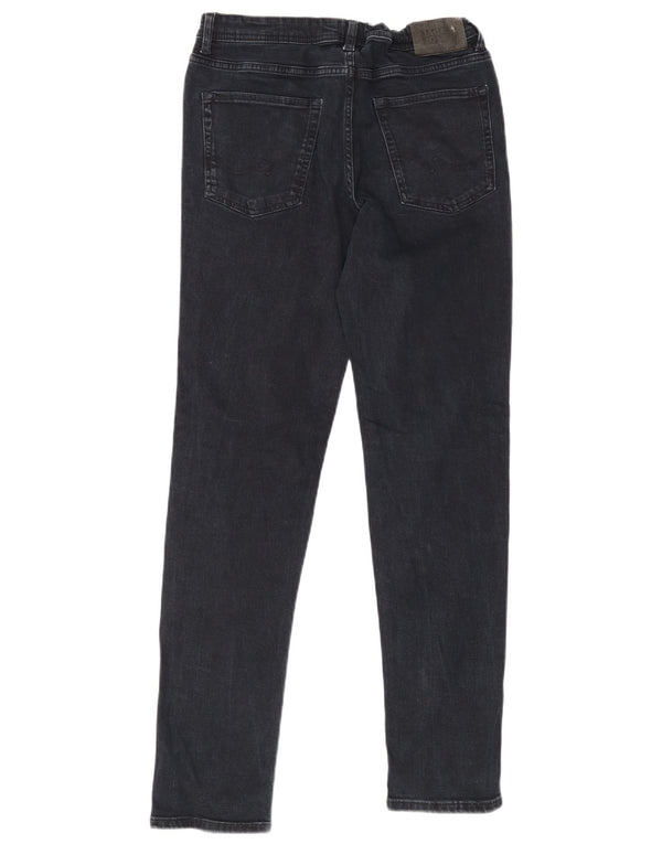 Jack & Jones Boys GLENN Slim Jeans 15-16 Years W30 L32 Navy Blue Cotton