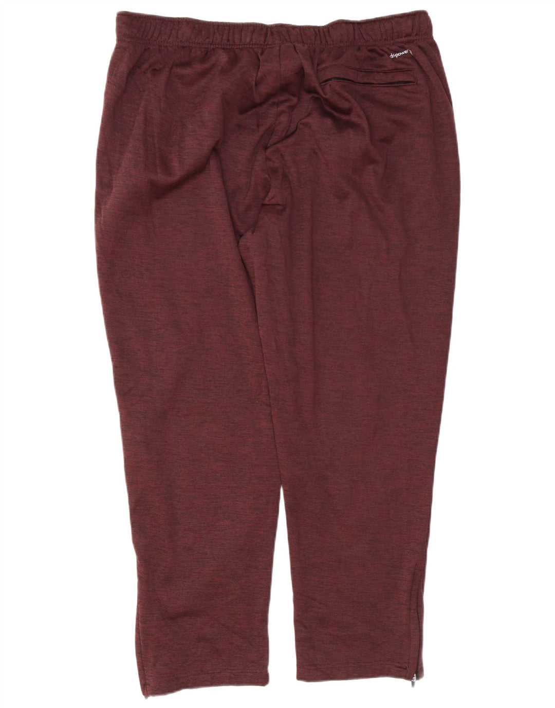 RUSSELL ATHLETIC Mens Tracksuit Trousers 2XL Maroon Polyester
