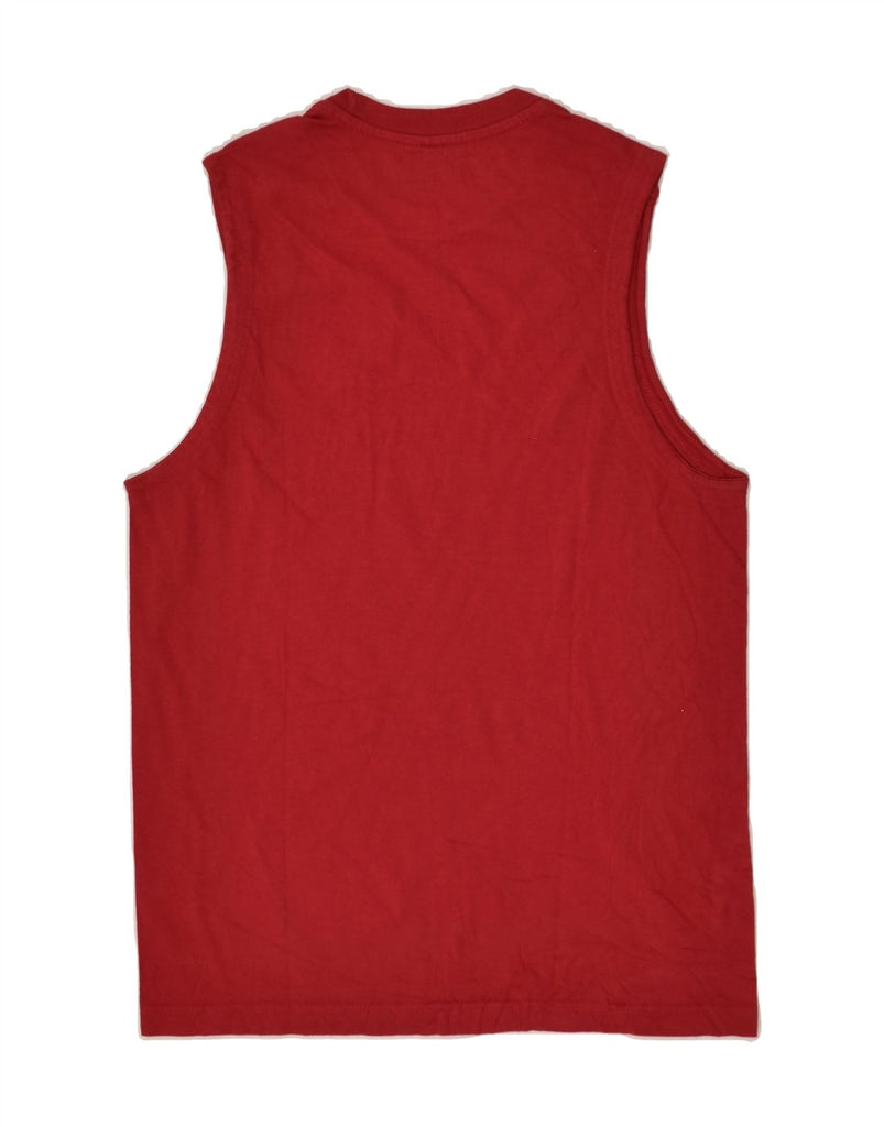 CHAMPION Mens Vest Top Medium Red | Vintage Champion | Thrift | Second-Hand Champion | Used Clothing | Messina Hembry 