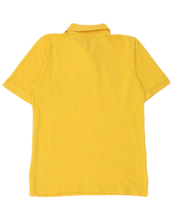 Kappa Mens Polo Shirt Small Yellow Cotton