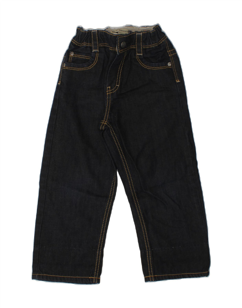 BURBERRY Boys Straight Jeans 2-3 Years W18 L14 Navy Blue | Vintage Burberry | Thrift | Second-Hand Burberry | Used Clothing | Messina Hembry 